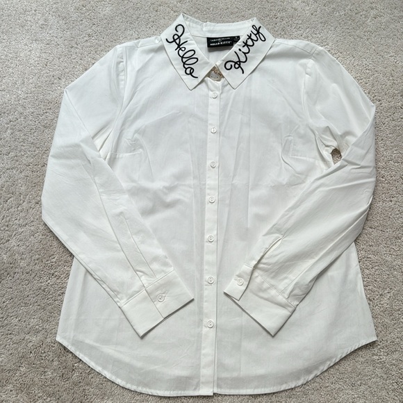 NWT ModCloth x Hello Kitty dress shirt - Picture 4 of 7